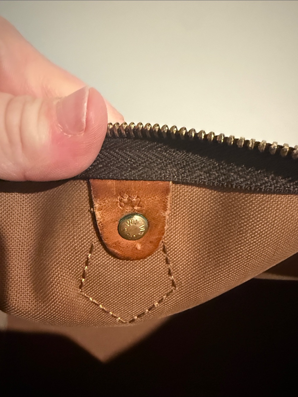 Authentic Louis Vuitton 30 speedy bought custom painted here on posh. - Picture 6 of 9